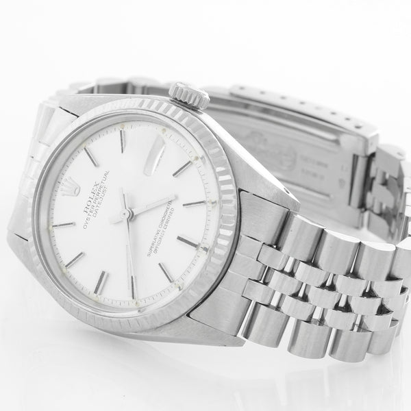 Rolex Datejust Steel Watch 1601 Silver Dial