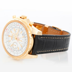 Breitling Bentley Men's 18k Yellow Gold Chronograph Watch K25362