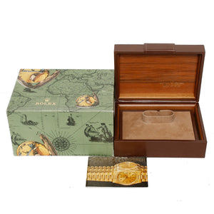 Rolex Day-Date Men's President Watch 18k Gold Blue Diamond Dial 18038