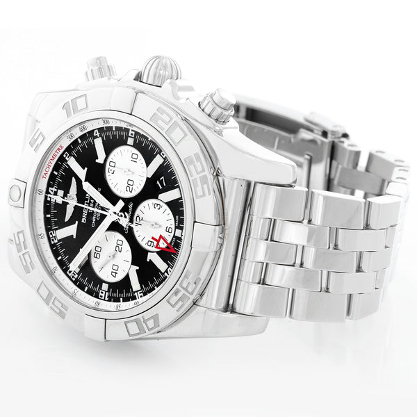 Breitling Windrider Chronomat GMT Men's Steel Watch AB0410