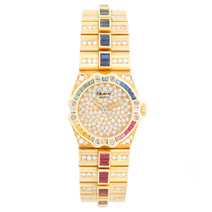 Chopard St. Moritz 18k Yellow Gold Diamond Ladies Watch 25/4334 24