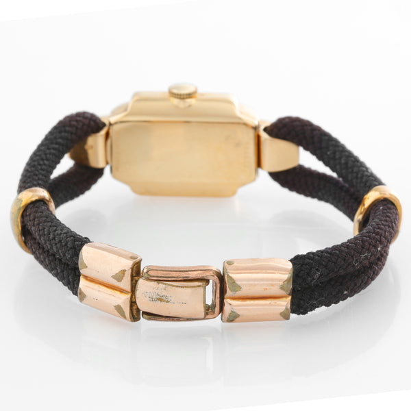 Rolex Vintage Rose Gold Ladies Dress Watch