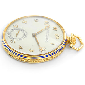 Vintage Patek Philippe 18k Yellow Gold for E. Gubelin Pocket Watch – Image 3