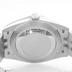 Rolex Datejust 41  Stainless Steel Men's Blue Diamond Watch 126334