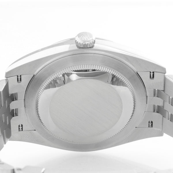 Rolex Datejust 41  Stainless Steel Men's Blue Diamond Watch 126334