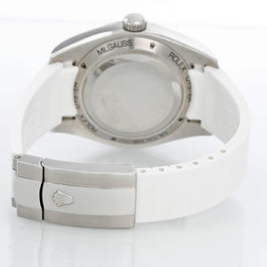 Rolex Milgauss Stainless Steel Men's Watch White Dial 116400