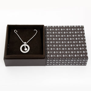 Roberto Coin Cento 18K White Gold Baby "o" Pendant