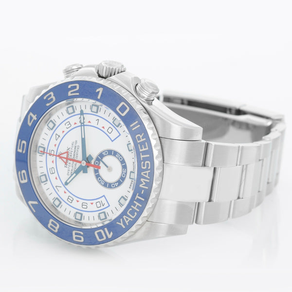 Men's Rolex Yacht-Master II Regatta Blue Bezel Watch  116680