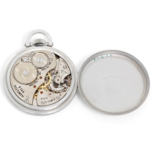 Hamilton Stainless Steel Railway Special Pocket Watch