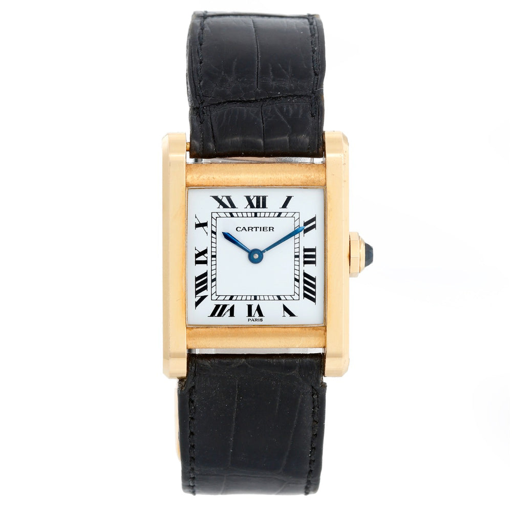 Cartier Tank Normale 18k Yellow Gold Men's Watch