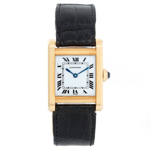 Cartier Tank Normale 18k Yellow Gold Men's Watch