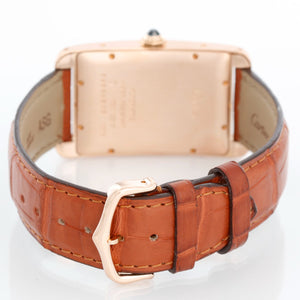 Cartier Tank Americaine 18k Rose Gold Automatic Watch W2609156 2505