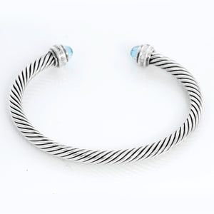 David Yurman Cable Classic Princess Bracelet with Diamonds 5 mm