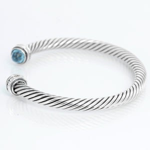 David Yurman Cable Classic Princess Bracelet with Diamonds 5 mm