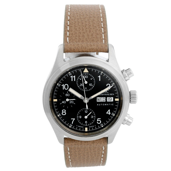 IWC Pilot Flieger Chronograph Day Date Automatic Watch