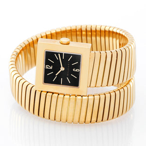 Bulgari Tubogas 18K Yellow Gold Solotempo Watch SQ221T