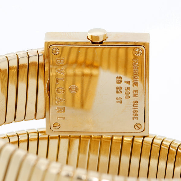 Bulgari Tubogas 18K Yellow Gold Solotempo Watch SQ221T
