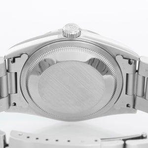 Men's Rolex Datejust Stainless Steel Watch 16200 Silver Dial