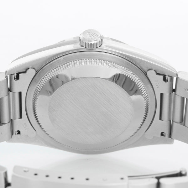 Men's Rolex Datejust Stainless Steel Watch 16200 Silver Dial