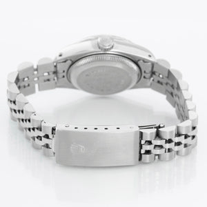 Ladies Rolex Date Watch 69240 Silver Tapestry Dial