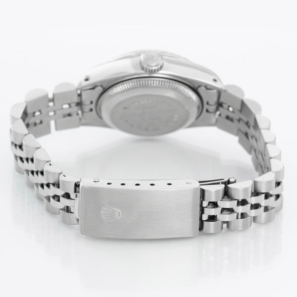 Ladies Rolex Date Watch 69240 Silver Tapestry Dial