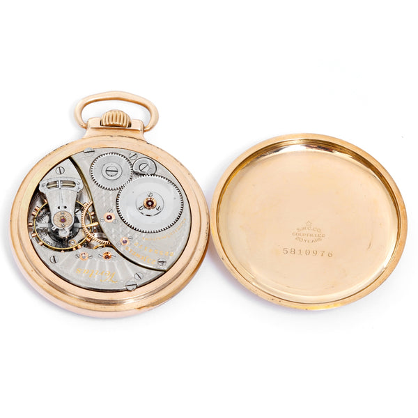 Elgin  Veritas Rail Road Pocket Watch