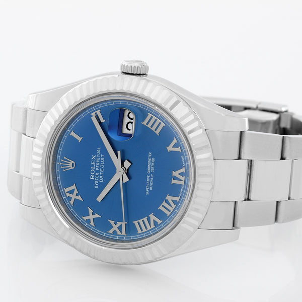 Rolex Datejust II Men's Stainless Steel  41mm Watch 116334