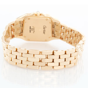 Cartier Panther Ladies 18k Yellow Gold Diamond Watch