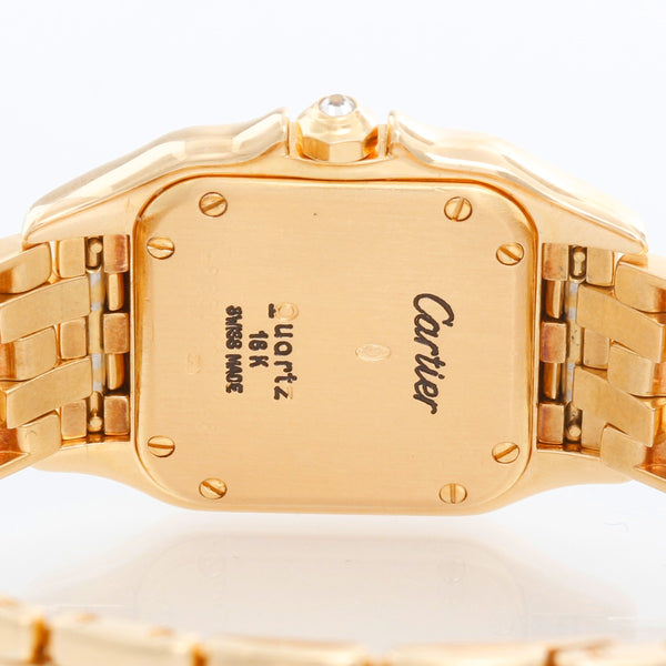 Cartier Panther Ladies 18k Yellow Gold Diamond Watch