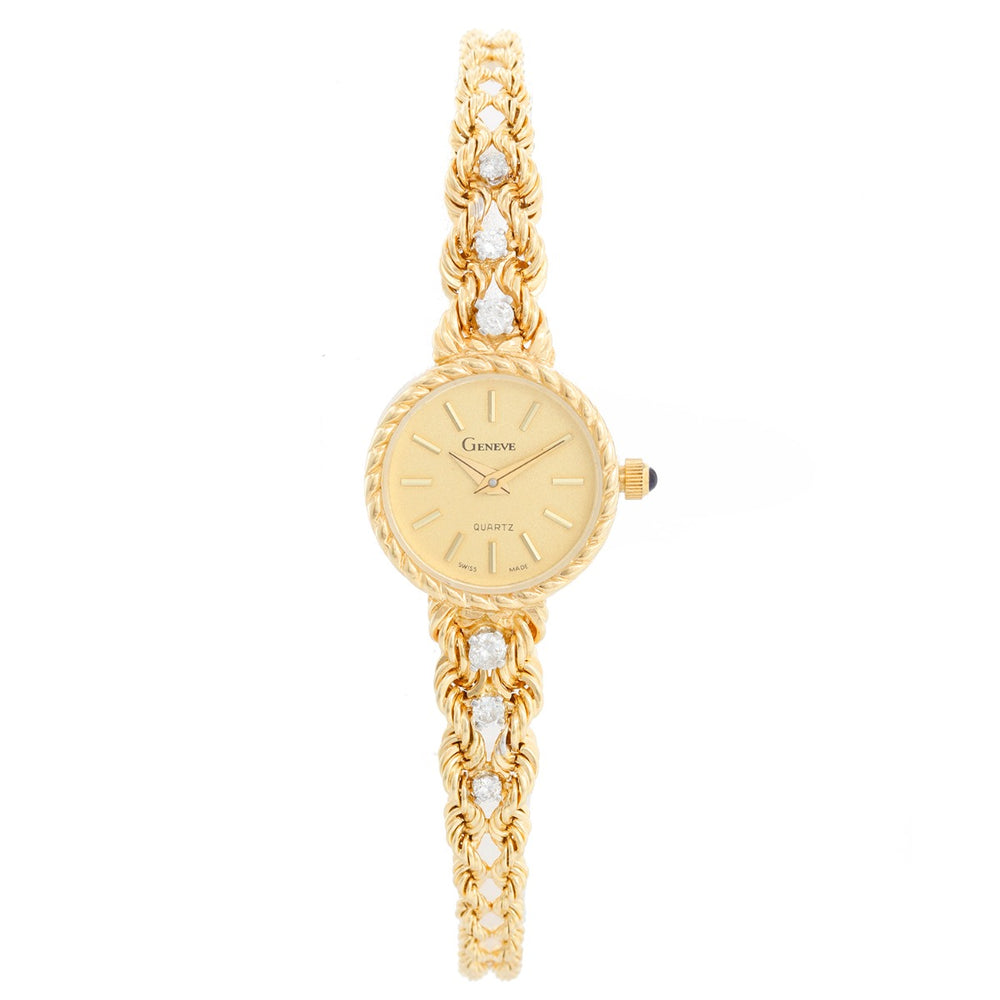 Geneve Classic 14K Yellow Gold Ladies Watch