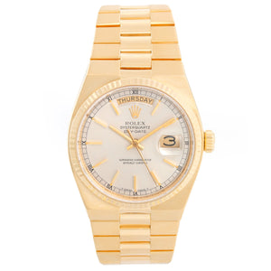 Rolex Oysterquartz President Day-Date Men's 18k Gold Watch 19018