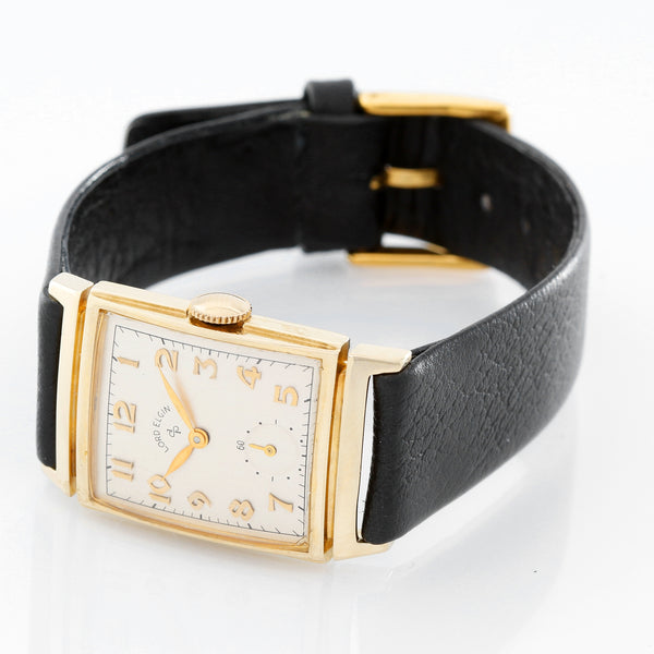 Vintage Lord Elgin 14K Yellow Gold Men's Watch – Image 3