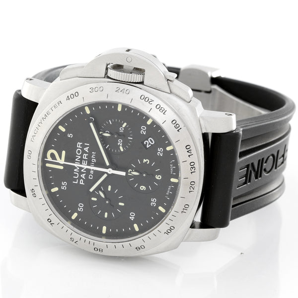 Panerai Luminor Daylight Chronograph Men's Stainless Steel Watch PAM 250 (or PAM00250/PAM250)