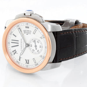 Calibre de Cartier Men's Large 42mm 2-Tone Watch W7100039