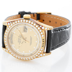 Rolex President Day-Date Men's 18k Gold Watch 18138