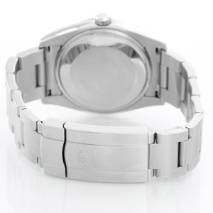 Rolex Air-King Stainless Steel Men's Watch Pink Arabic Dial 114200