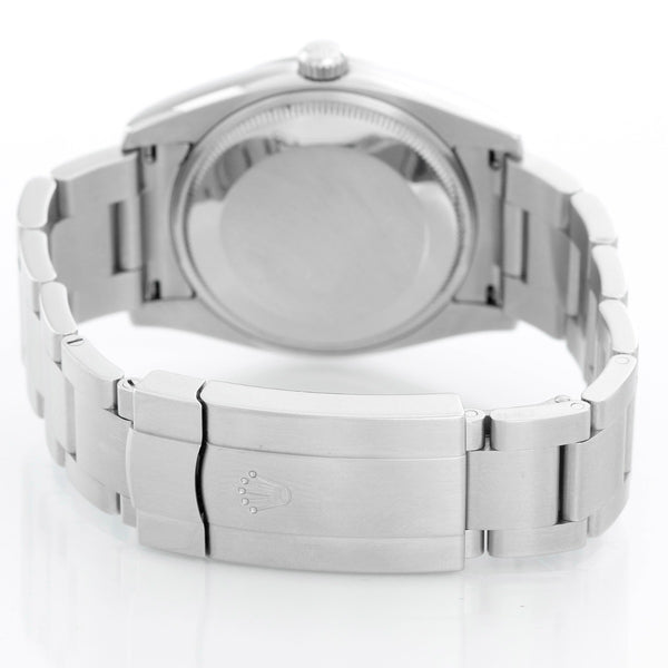 Rolex Air-King Stainless Steel Men's Watch Pink Arabic Dial 114200