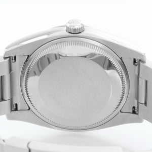 Rolex Air-King Stainless Steel Men's Watch Pink Arabic Dial 114200