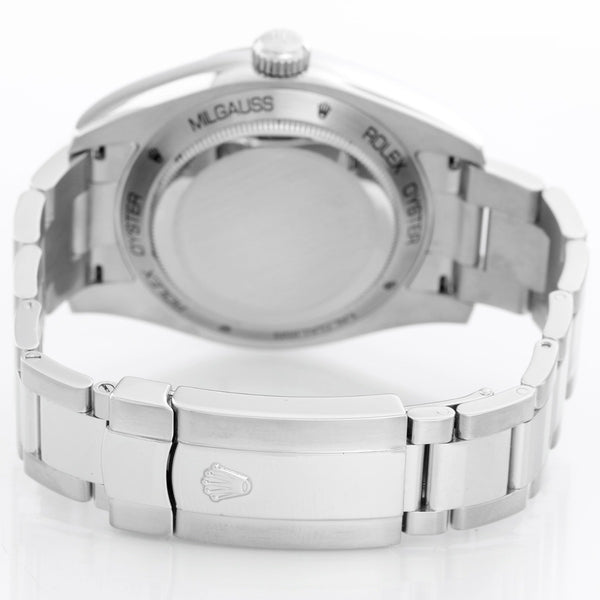 Rolex Green Milgauss Green Crystal Anniversary Men's Watch 116400V (or 116400 V)