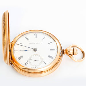 Illinois Watch Co. Currier Gold Filled Pocket Watch