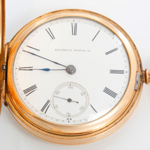 Illinois Watch Co. Currier Gold Filled Pocket Watch