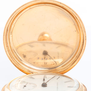 Illinois Watch Co. Currier Gold Filled Pocket Watch