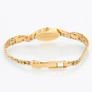 Geneve Ladies 14K Trigold Quartz Watch
