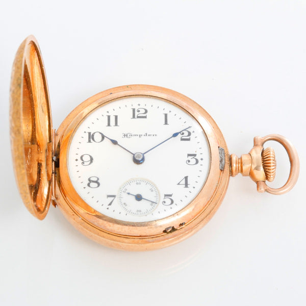 Hampden Gold Filled Ladies Pendant Pocket Watch