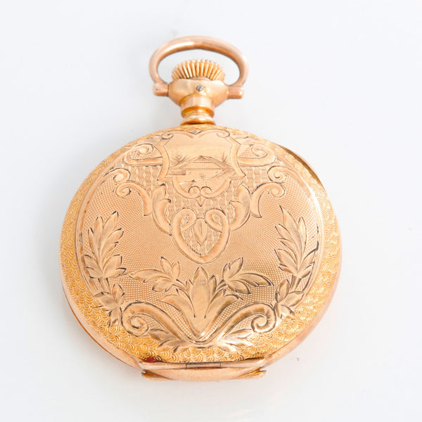 Hampden Gold Filled Ladies Pendant Pocket Watch