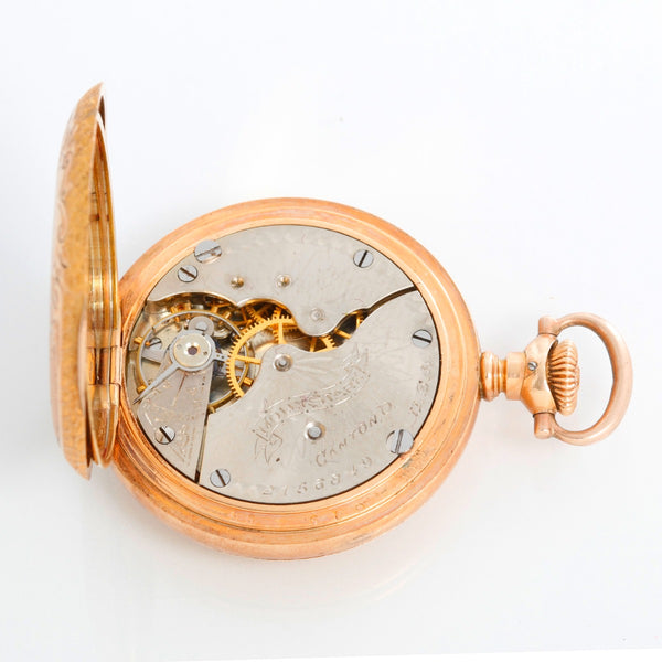 Hampden Gold Filled Ladies Pendant Pocket Watch