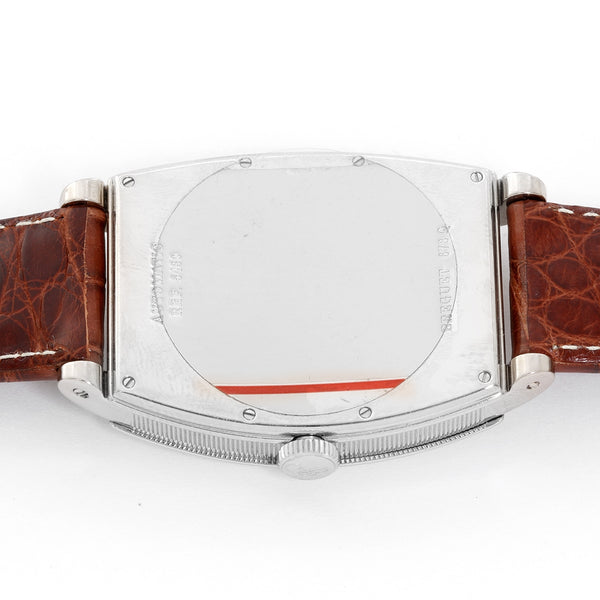 Breguet Heritage 18k White Gold Brown Strap Men's Watch  5480BB12BB0