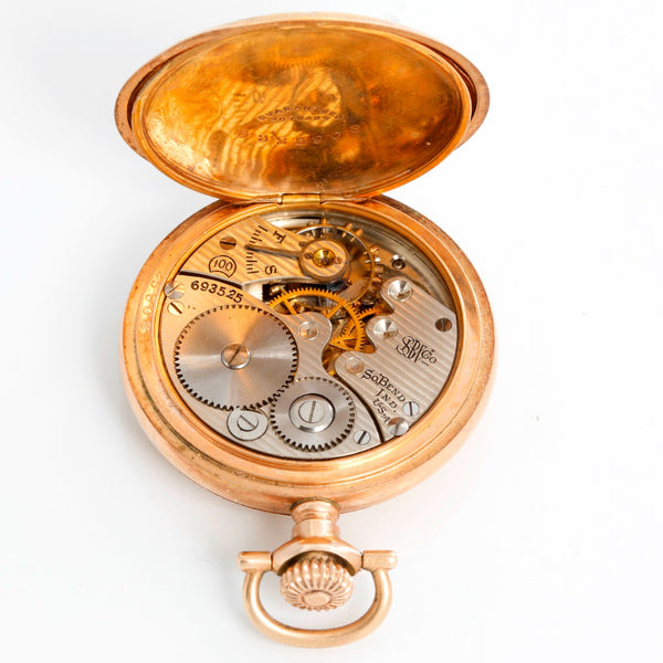 South Bend Gold Filled Ladies Pendant Pocket Watch