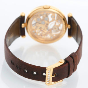 Van Cleef & Arpels 18k Yellow Gold Skeleton  Watch