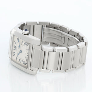 Cartier Tank Francaise Midsize Steel Watch W51011Q3